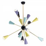 Люстра Sputnik Chandelier Multi Color ImperiumLoft 143893-22
