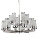 Люстра LIAISON TWO-TIER Chandelier 18 Silver ImperiumLoft 143896-22
