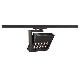 SLV 144060 PROFUNO LED Strahler, schwarz, 3000K, 60°, inkl. 1P.-Adapter
