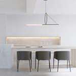 Подвесной светильник SUSPENSION CERCLE ET TRAIT – GRAPHITE SATINE L120 ImperiumLoft 144225-22