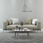 Подвесной светильник SUSPENSION CERCLE ET TRAIT – GRAPHITE SATINE L120 ImperiumLoft 144225-22