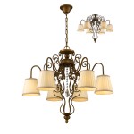 Система 2в1 / люстра Favourite 1453-6PC Campanules