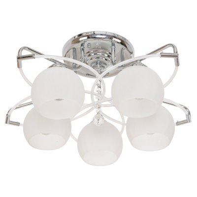 Светильник ЭкономСвет 1458/5CR WT