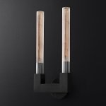 Бра RH CANELLE wall lamp DOUBLE Sconces Black ImperiumLoft 147232-22
