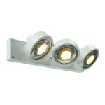 SLV 147321 KALU 3 QPAR Deckenleuchte, mattweiss, ES111, max. 3x75W