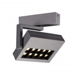 SLV 147394 PROFUNO LED Wand- und Decken- leuchte, silber, 18W, 3000K