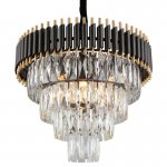 Подвесная люстра Empire Black Chandelier Crystal D 54 ImperiumLoft 147700-22