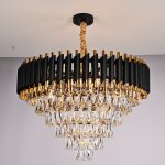 Подвесная люстра Empire Black Chandelier Crystal D 66 ImperiumLoft 147701-22