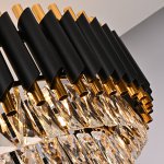Подвесная люстра Empire Black Chandelier Crystal D 66 ImperiumLoft 147701-22