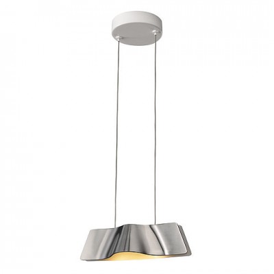 SLV 147836 WAVE PENDANT Pendelleuchte, alu brushed, 9W LED, 3000K, inkl. Rosette