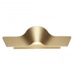 SLV 147843 WAVE WALL Wandleuchte, messing, soft geb?rstet, 2x9W LED, 3000K