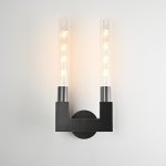 Бра RH CANNELLE wall lamp DOUBLE Sconces Black ImperiumLoft 147874-22