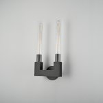 Бра RH CANNELLE wall lamp DOUBLE Sconces Black ImperiumLoft 147874-22