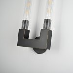 Бра RH CANNELLE wall lamp DOUBLE Sconces Black ImperiumLoft 147874-22