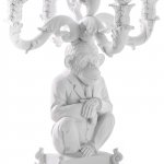 Канделябр Burlesque Chimp White