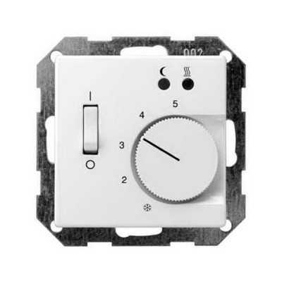 Gira S-55 Бел глянц Накладка регулятора теплого пола (G149403)