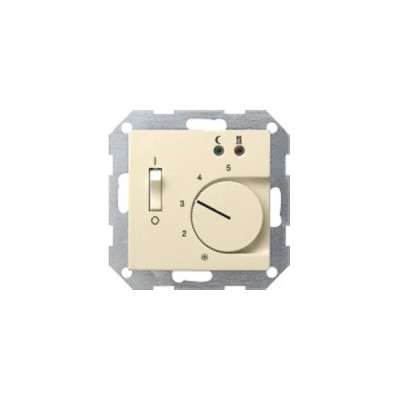 Gira F100 Крем глянц накладка регулятора теплого пола (G1494111)