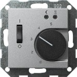 Gira S 55 Алюминий Накладка регулятора теплого пола (G149426)