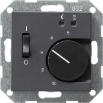 Gira S-55 Антрацит Накладка регулятора теплого пола (G149428)