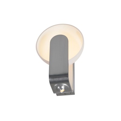 SLV 149431 Mod. 86 LED, Wandleuchte, weiss/ silber, mit LEDSPOT