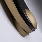 Бра Джаггер Black WALL LAMP round gold ImperiumLoft 149472-22