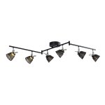 Спотовый светильник Экономсвет 14961/6BK BK