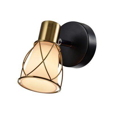 Спотовый светильник 14963/1wBK WT+BR ЭкономСвет Спотовый светильник 14963/1wBK WT+BR ЭкономСвет