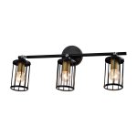 Спотовый светильник Экономсвет 14964/3wBK BK