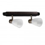 Спот АНРИ 2хЕ14х60Вт венге 150-41-12/2