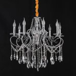 Люстра классическая с хрусталем 15009/8CR+CL Экономсвет