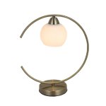 Лампа настольная классическая 15015/1T BRS WT ЭкономСвет