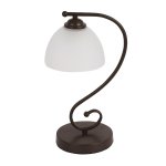 Лампа настольная классическая 15017/1T CF WT ЭкономСвет