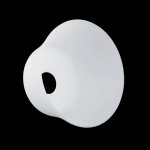 Плафон стекло белое матовое 140*95мм E14 (30мм посадка) CL110 Стелла