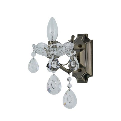 Бра хрусталь 15021/1wAB+CL ЭкономСвет