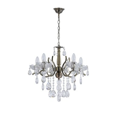 Люстра хрустальная 15021/5AB+CL ЭкономСвет