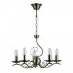 Люстра классическая 15022/5AB+CL ЭкономСвет