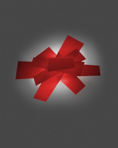 Потолочный светильник Foscarini BIG BANG красный Потолочный светильник Foscarini BIG BANG красный
