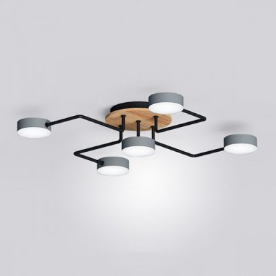 Потолочная люстра SCHEME LED COLOR L58 Grey ImperiumLoft 151526-26