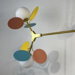 Люстра на штанге MATISSE M L120 Multicolored ImperiumLoft 151702-26