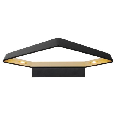 SLV 151730 BIG CARISO LED Wandleuchte 1, schwarz/ messing 2x 9W LED, 3000K SLV 151730 BIG CARISO LED Wandleuchte 1, schwarz/ messing 2x 9W LED, 3000K