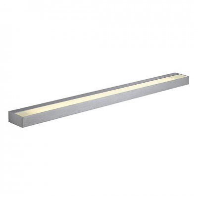 SLV 151796 SEDO LED 21 Wandleuchte, eckig, alu-brushed, Glas satiniert, 3000K