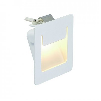 SLV 151950 DOWNUNDER PUR Einbauleuchte, eckig, weiss, 3,6W LED, warm- weiss, 80x80mm