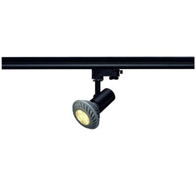 SLV 152200 E27 SPOT, schwarz, max. 75W, inkl. 3P.-Adapter