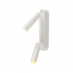 SLV 152351 MILAN Double Spot, Wand- und Deckenleuchte, rund, weiss, 2x7,5W LED, 3000K, dimmbar