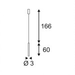 SLV 152361 MILAN Pendant, Pendelleuchte, rund, weiss, 7,5W LED, 3000K