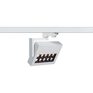 SLV 152551 PROFUNO LED Strahler, weiss, 3000K, 60°, inkl. 3P.-Adapter