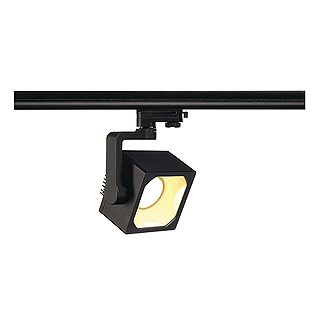 SLV 152760 EURO CUBE Spot, schwarz, 90°, 3000K, CRI90, inkl. 3P.-Adapter