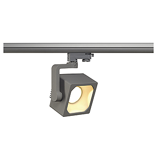 SLV 152764 EURO CUBE Spot, silbergrau, 90°, 3000K, CRI90, inkl. 3P.-Adapter SLV 152764 EURO CUBE Spot, silbergrau, 90°, 3000K, CRI90, inkl. 3P.-Adapter