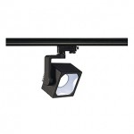 SLV 152790 EURO CUBE Spot, schwarz, 90°, 4000K, CRI90, inkl. 3P.-Adapter