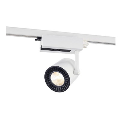 SLV 152801 SUPROS TRACK 3000 Spot, wei?, 4000lm 3000K SLM, 60° Reflektor, inkl. 3P.-Adapter SLV 152801 SUPROS TRACK 3000 Spot, wei?, 4000lm 3000K SLM, 60° Reflektor, inkl. 3P.-Adapter